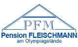 Logo Pension Fleischmann am Olympiagelände